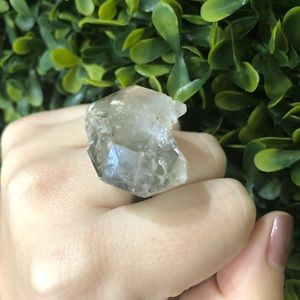 SMOKY QUARTZ {Handmade} Bohemian Crystal Ring